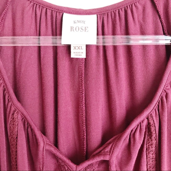 KNOX ROSE | Short Sleeve Top XXL - Picture 4 of 5